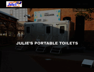 juliesportabletoilets.com screenshot