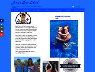 julieswimschool.com screenshot