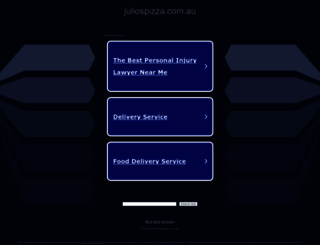 juliospizza.com.au screenshot