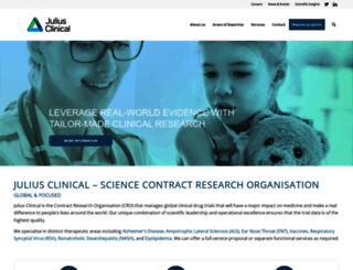 juliusclinical.com screenshot