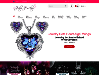 july-jewelry.myshopify.com screenshot