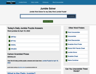 jumblesolver.tips screenshot