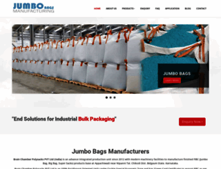 jumbobagmanufacturing.com screenshot