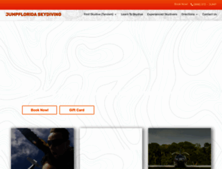 jumpfloridaskydiving.com screenshot