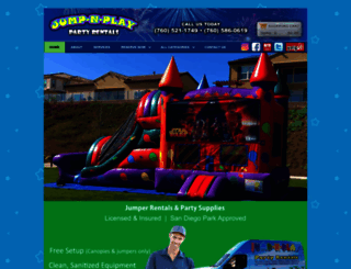 jumpnplayrentals.com screenshot