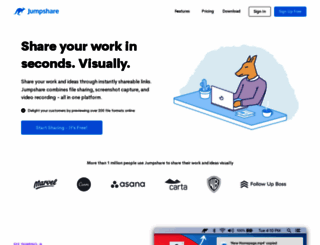 jumpshare.com screenshot