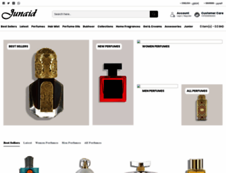junaidperfumes.com screenshot