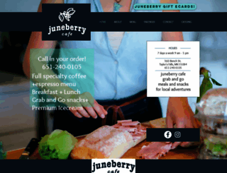 juneberrycafe.com screenshot