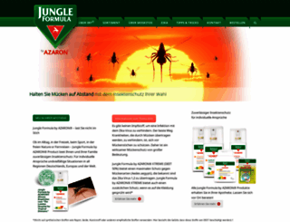 jungle-formula.com screenshot