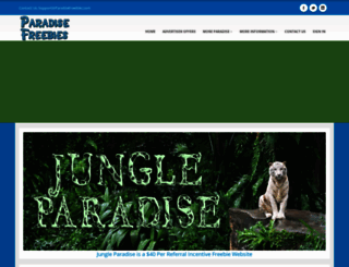 jungle.paradisefreebies.com screenshot