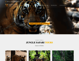junglesafari.in screenshot