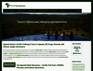 junglesafarisuganda.com screenshot