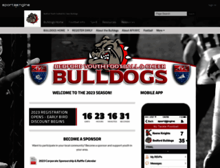 juniorbulldogs.org screenshot