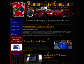 juniorfireco.org screenshot