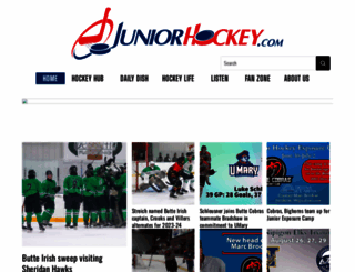 juniorhockey.com screenshot
