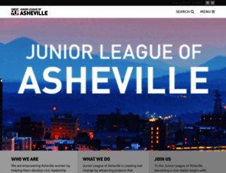 juniorleagueofasheville.org screenshot