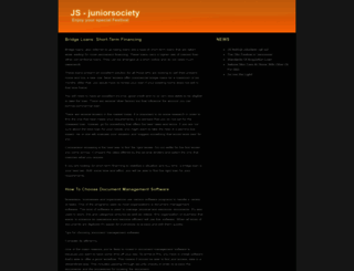 juniorsociety.com screenshot