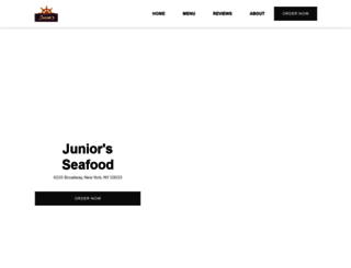 juniorsseafoodnewyork.com screenshot