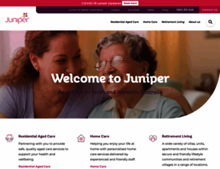 juniper.org.au screenshot