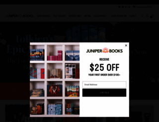 juniperbooks.com screenshot