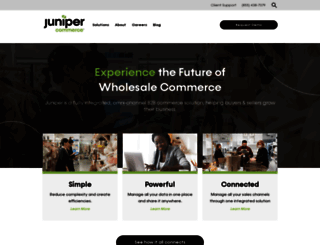 junipercommerce.com screenshot