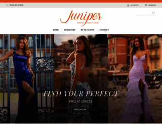 juniperdress.ca screenshot