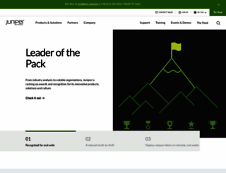 junipernetworks.com screenshot