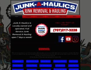 junk-a-haulics.com screenshot