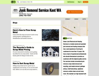 junk-removal-service-kent-wa.hub.biz screenshot