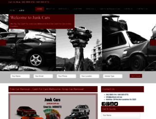 junkcar.com.au screenshot