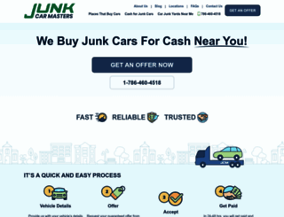 junkcarmasters.com screenshot