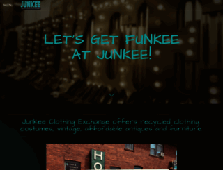 junkeeclothingexchange.com screenshot