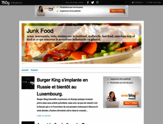 junkfood.over-blog.net screenshot