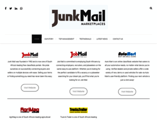 junkmailpublishing.co.za screenshot