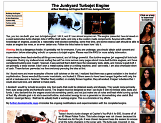 junkyardjet.com screenshot