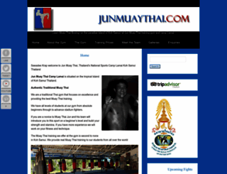 junmuaythai.com screenshot