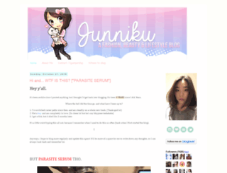 junniku.blogspot.ca screenshot