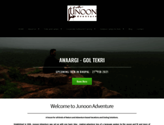 junoonadventure.in screenshot