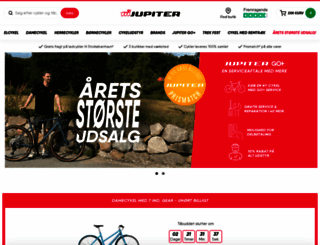 jupitercykler.dk screenshot