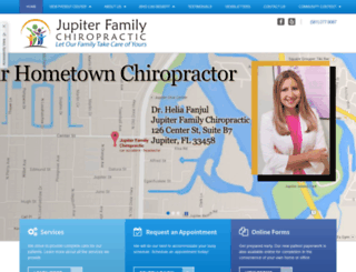 jupiterfamilychiro.com screenshot