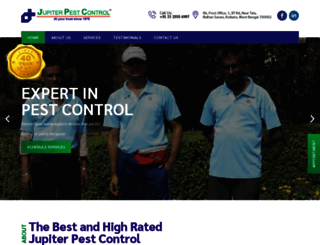 jupiterpestcontrol.co.in screenshot