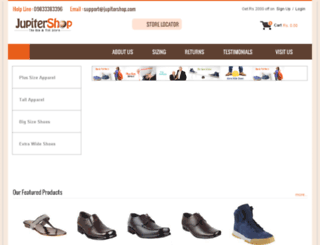 jupitershoes.com screenshot