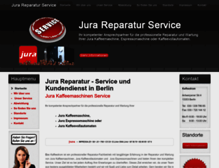 jura-reparatur-service.de screenshot