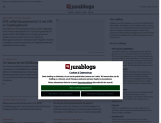 jurablogs.com screenshot
