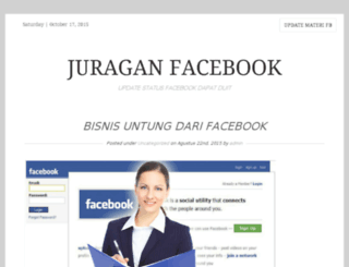 juraganfacebook.com screenshot