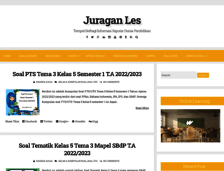 juraganles.com screenshot