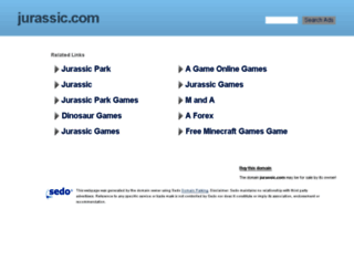 jurassic.com screenshot