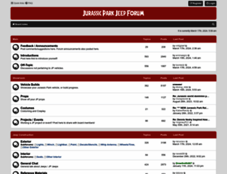 jurassicparkjeep.com screenshot
