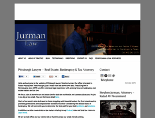 jurmanlaw.com screenshot