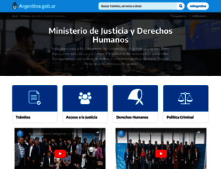 jus.gov.ar screenshot